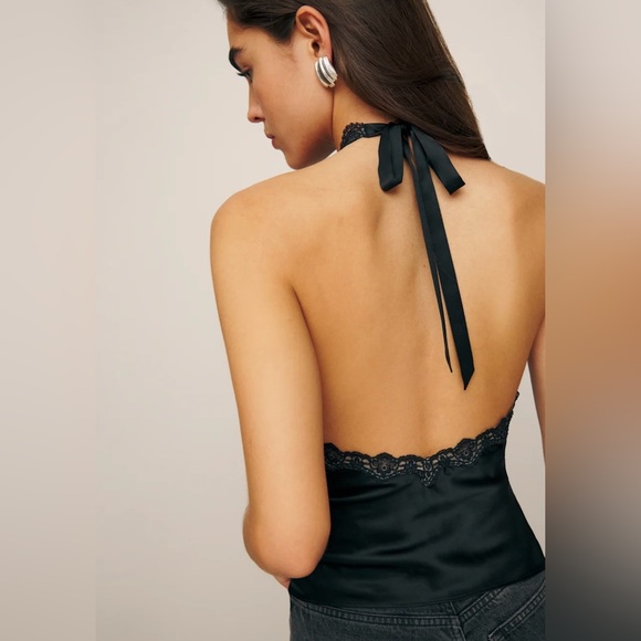 Reformation Monica Silk Top NWT - Picture 3 of 8